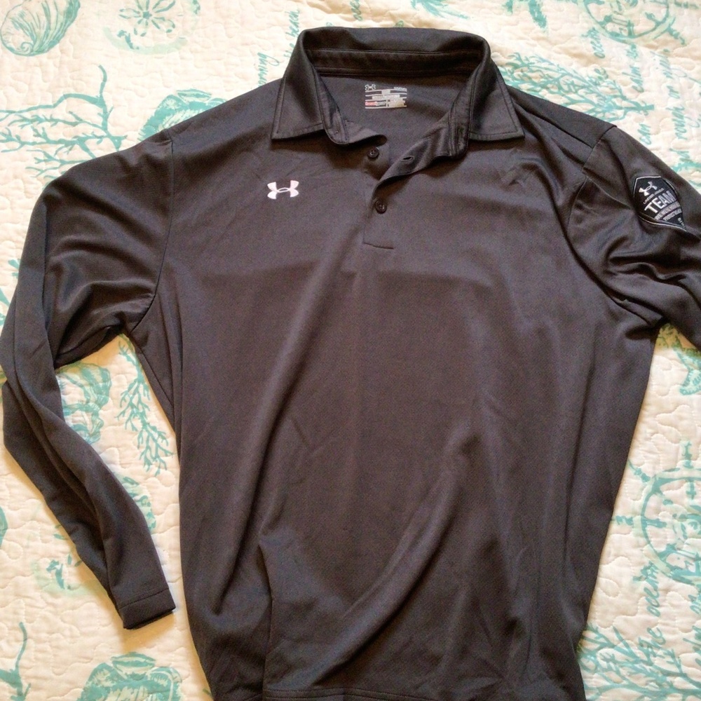 Under Armor, Grey Pullover With Great Patch, Large - image 1